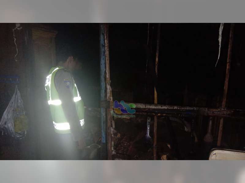 Ditinggal Hajatan ke Musala, Dapur Milik Warga Trucuk Bojonegoro Terbakar