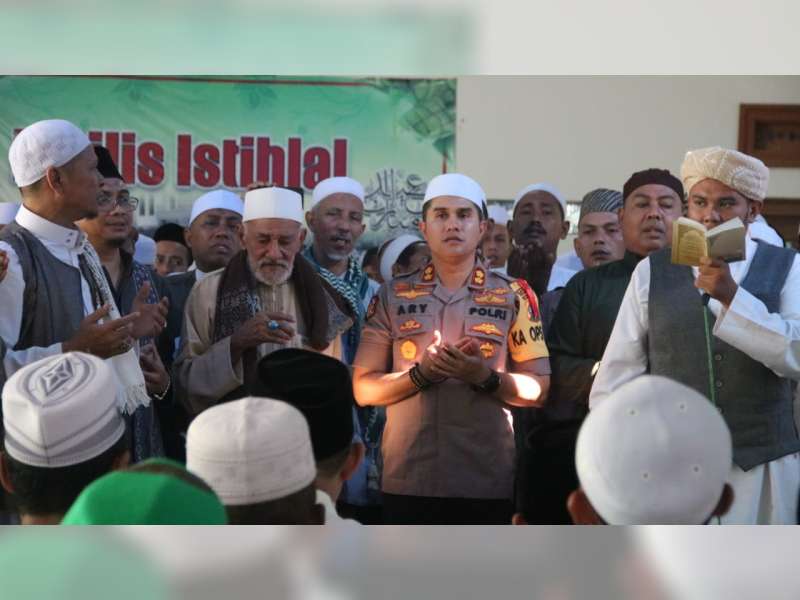 Hadiri Halal Bihalal, Kapolres Bojonegoro Ajak Jamaah Syukuri Nikmat