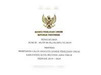 Inilah 5 Anggota Komisioner KPU Kabupaten Bojonegoro, Periode 2019 -2024