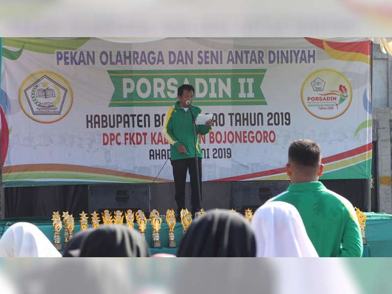 Wakil Bupati Bojonegoro Hadiri Pembukaan Pekan Olahraga dan Seni antar Diniyah