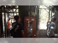 Diduga Akibat Korsleting Listrik, Rumah Milik Warga Sukosewu Bojonegoro Terbakar