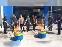 Bea Cukai Bojonegoro Musnahkan 352 Ribu Batang Rokok Ilegal