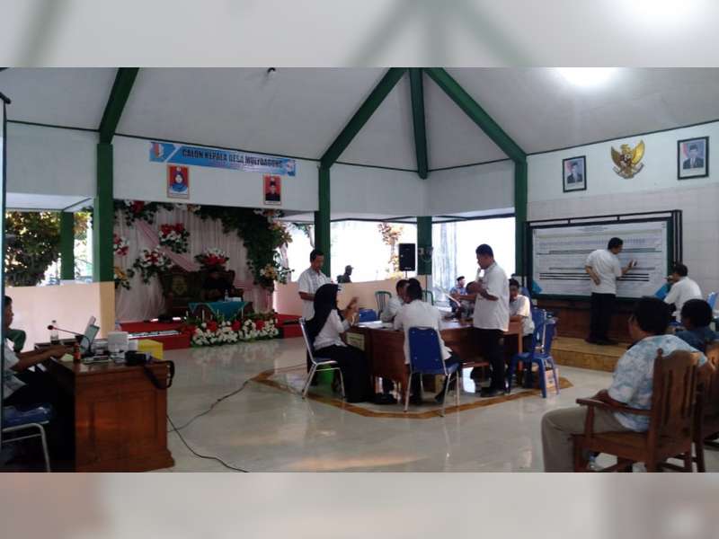 Maju Bersama Anak Kandung, Cakades Petahana Desa Mulyoagung Bojonegoro Kembali Terpilih