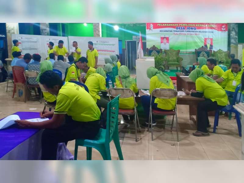 Inilah Hasil Pilkades Serentak 2019 di Kecamatan Gondang dan Temayang Bojonegoro