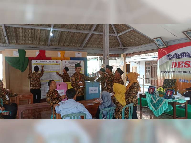 Inilah Hasil Pilkades Serentak 2019 di Kecamatan Kepohbaru Bojonegoro