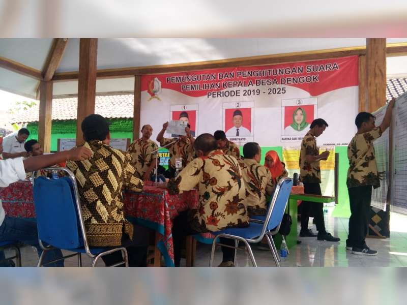 Inilah Hasil Pilkades Serentak 2019 di Kecamatan Padangan Bojonegoro
