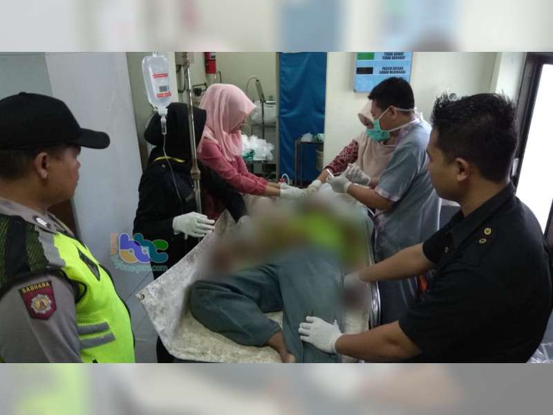 Seorang Pemotor Terserempet Kereta Api di Perlintasan Prembugan Sumberrejo Bojonegoro