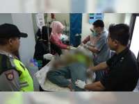 Seorang Pemotor Terserempet Kereta Api di Perlintasan Prembugan Sumberrejo Bojonegoro