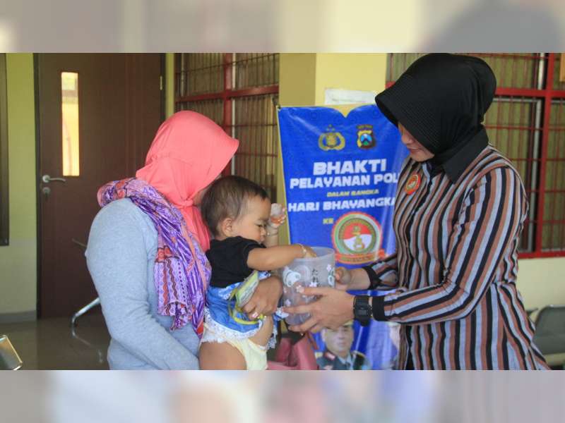 Momentum Hari Bhayangkara, Polres Bojonegoro Gelar Bakti Pelayanan Polri pada Masyarakat