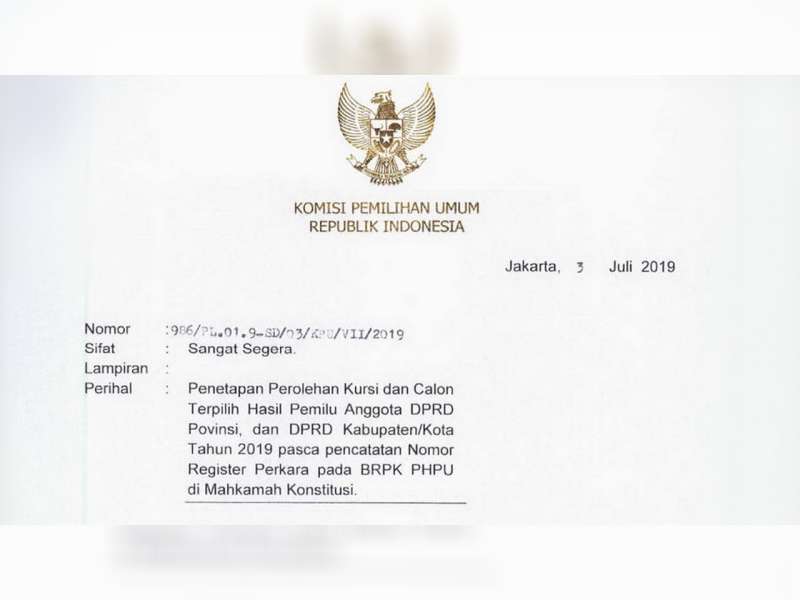 KPU Bojonegoro Tunda Rapat Pleno Penetapan Perolehan Kursi dan Anggota DPRD Bojonegoro