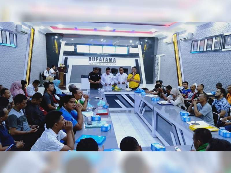 Pertandingan Bola Voli Indoor Porprov Jatim 2019 Mulai Digelar di GOR Dabonsia Bojonegoro