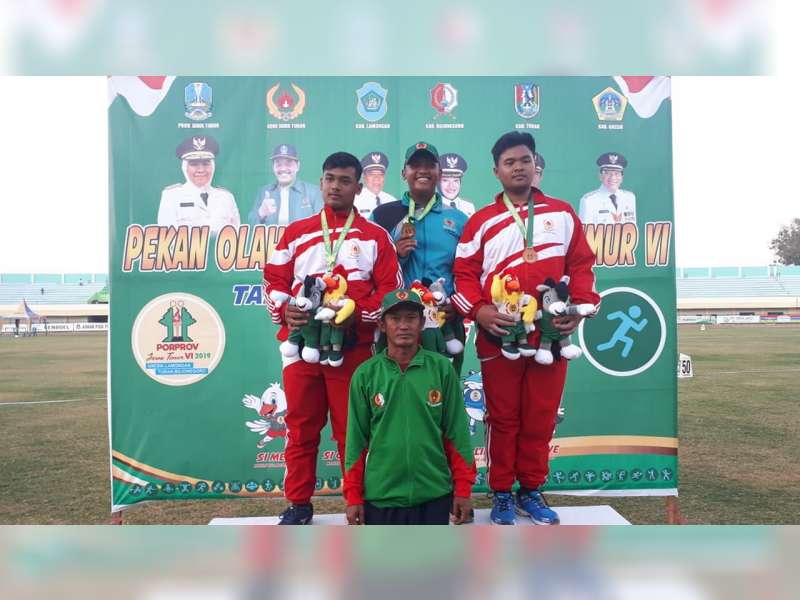Atlet Porprov Bojonegoro dari Cabor Atletik Kembali Sumbang 3 Medali