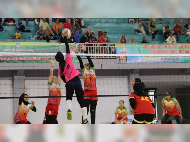 Berikut Ini Hasil Pertandingan Cabor Bola Voli Indoor, Porprov Jatim 2019 Hari Kedua