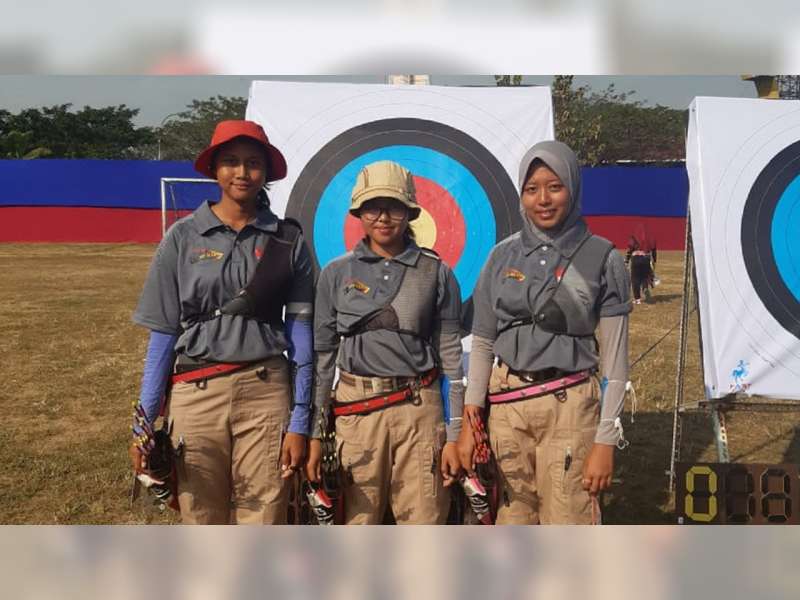 Atlet Panahan Kabupaten Bojonegoro Raih Emas Pertama, di Porprov Jatim 2019