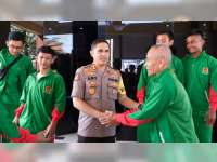 Kapolres Bojonegoro Lepas Atlet Kempo yang Akan Berlaga di Porprov Jatim 2019