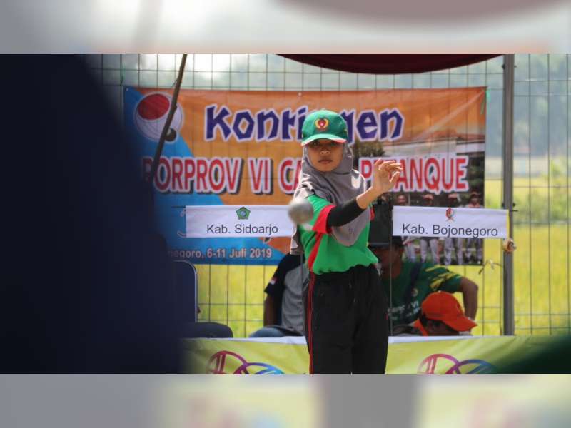 Atlet Petanque Bojonegoro Sukses Penuhi Target Emas di Porprov Jatim 2019
