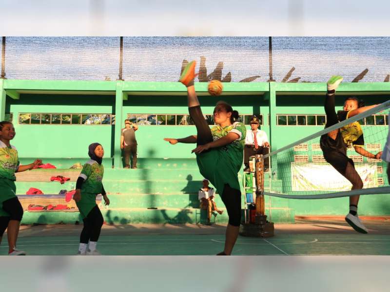 Tim Sepak Takraw Putri Porprov Bojonegoro Lolos ke Final, Dipastikan Raih Satu Medali