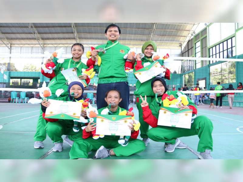 Tim Sepak Takraw Nomor Quadrant Putri Porprov Bojonegoro, Sumbang Satu Medali Perak