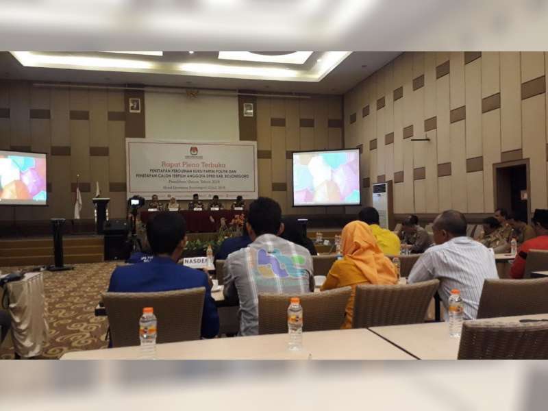 KPU Bojonegoro Gelar Rapat Pleno Penetapan Perolehan Kursi dan Anggota DPRD, Pemilu 2019