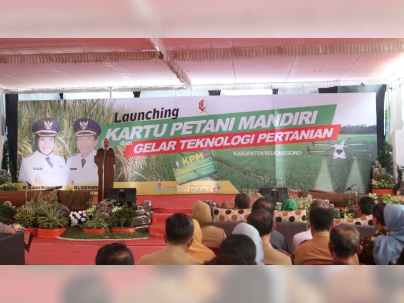 Pemerintah Kabupaten Bojonegoro Launching Program Kartu Petani Mandiri