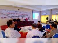 KPU Bojonegoro Gelar Rapat Evaluasi Fasilitasi Kampanye Pemilu Serentak 2019