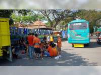 Ratusan Suporter Beri Dukungan Laga Perdana Persibo Bojonegoro Vs PSM Madiun