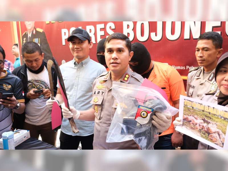 Polres Bojonegoro Berhasil Tangkap 2 Orang Pelaku Pencurian Yang Disertai dengan Kekerasan