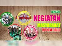 Rencana Kegiatan Masyarakat Bojonegoro, 01 Agustus 2019