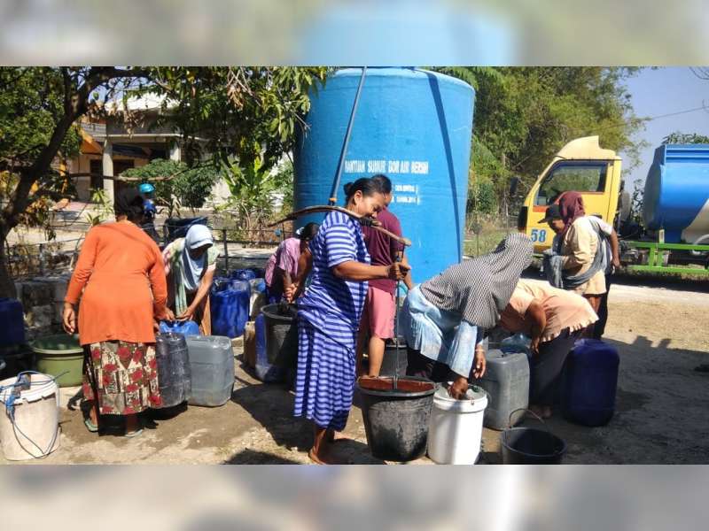 74 Desa di 19 Kecamatan di Bojonegoro, Alami Kekeringan dan Kesulitan Air Bersih