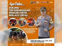 Kapolres Bojonegoro Imbau Suporter Persibo Patuhi Aturan Berlalu-Lintas