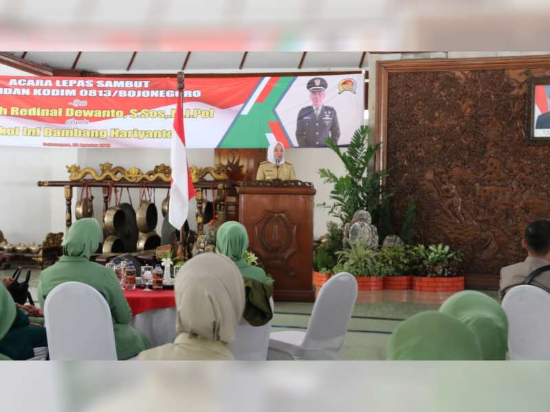 Pisah Sambut Dandim 0813 Bojonegoro Digelar di Pendapa Malowopati Pemkab Bojonegoro