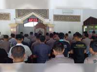 Polres Blora Laksanakan Salat Gaib dan Doa Bersama, Untuk KH Maimun Zubair