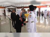 Anggota Paskibraka Kabupaten Bojonegoro 2019 Dikukuhkan Bupati