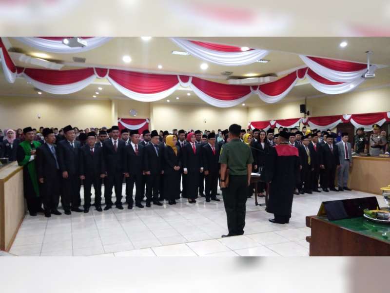 Anggota DPRD Kabupaten Bojonegoro Masa Jabatan 2019-2024, Dilantik