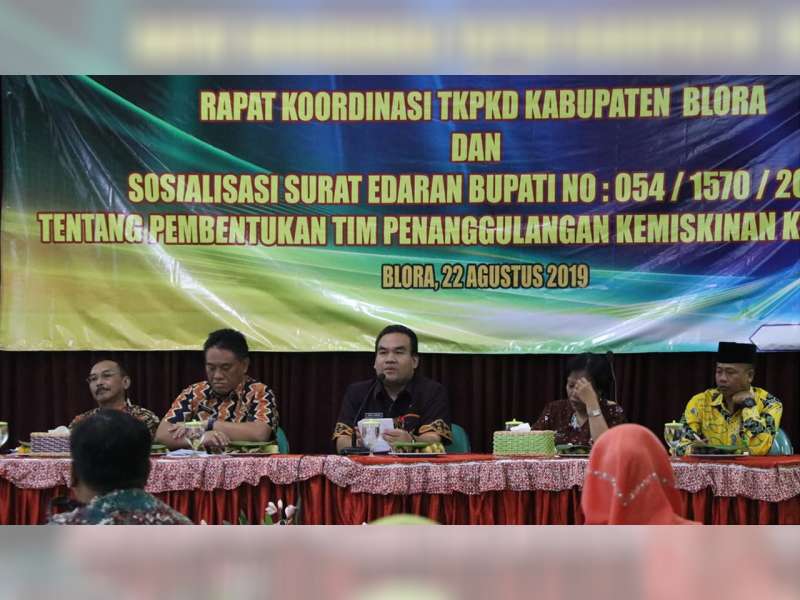 Genjot Penurunan Angka Kemiskinan, Blora Akan Bentuk TPK Kecamatan Hingga Desa