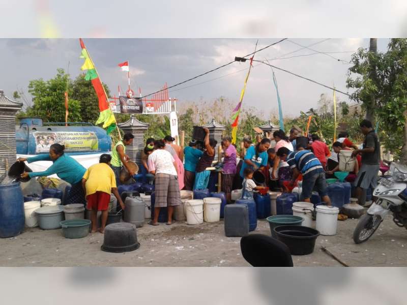 BPBD Bojonegoro Distribusi Air Bersih di 26 Desa Yang Alami Krisis Air Bersih