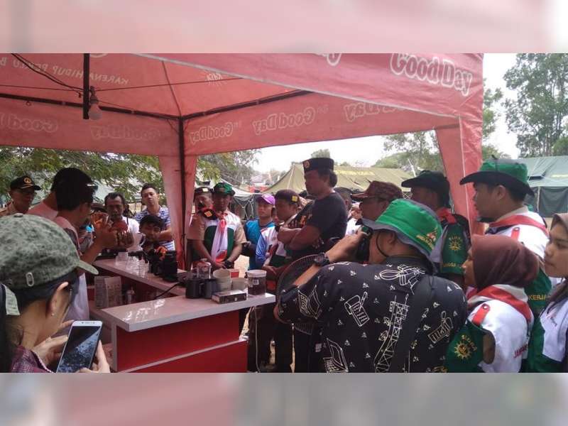 Ada Coffee Fair di Arena Jambore Daerah Jawa Tengah XV di Bumi Perkemahan Mustika Blora