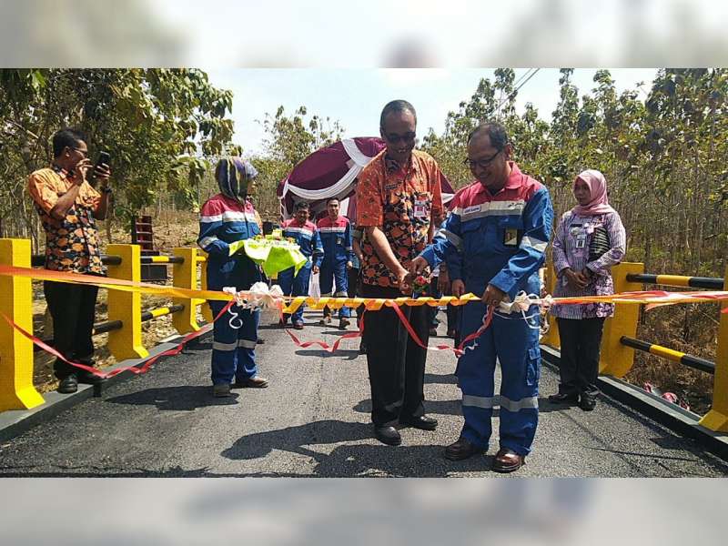 Pertamina EP Asset 4 Field Cepu, Resmikan Jembatan Semanggi di Jepon Blora