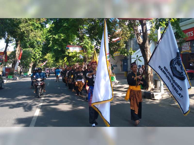 20 Perguruan Silat di Kabupaten Bojonegoro Gelar Kirab Seni dan Budaya