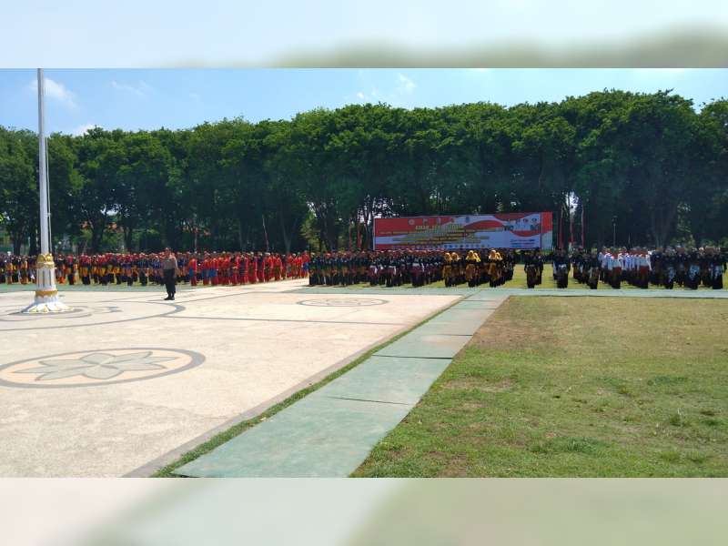 Wakil Bupati Pimpin Apel Kirab Seni dan Budaya, Bojonegoro Kampoeng Pesilat
