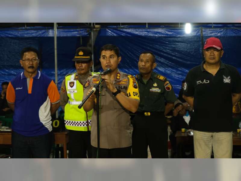 Kapolres Bojonegoro Hadiri Pembukaan Turnamen Bola Voli Taruna Temu Cup 2019