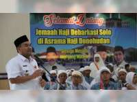 Jamaah Haji Kabupaten Blora Kloter 55, Tiba di Asrama Haji Donohudan