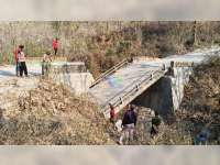 Hendak Diperbaiki, Jembatan di Gondang Bojonegoro Putus, Akses Warga Terganggu