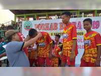 Kesebelasan Kecamatan Cepu Raih Medali Emas Porkab Blora 2019