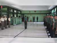 Dandim 0813 Bojonegoro Pimpin Upacara Wisuda Purna Tugas Anggota