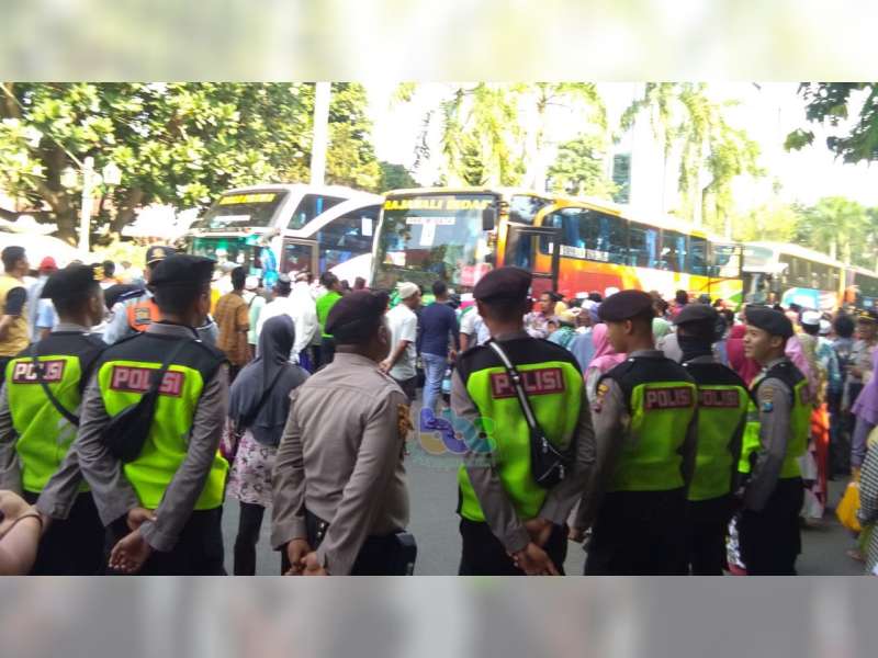Polres Bojonegoro Terjunkan 218 Personel Untuk Pengamanan Kedatangan Jemaah Haji