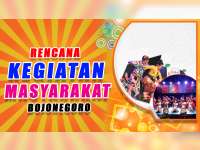 Rencana Kegiatan Masyarakat Bojonegoro 14 September 2019