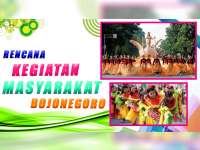 Rencana Kegiatan Masyarakat Bojonegoro 15 September 2019