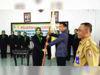 Ketua Umum KONI Bojonegoro Lantik Pengurus Perwosi