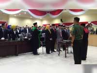 Pimpinan DPRD Kabupaten Bojonegoro Masa Jabatan 2019-2024, Dilantik